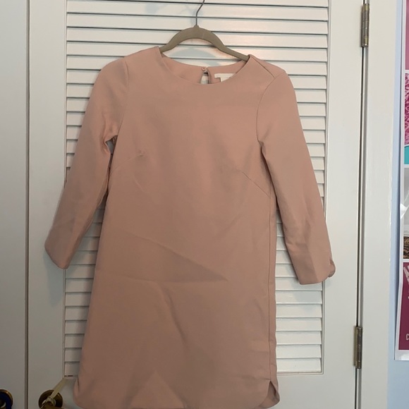 Light pink dress with quarter sleeves - Picture 1 of 2